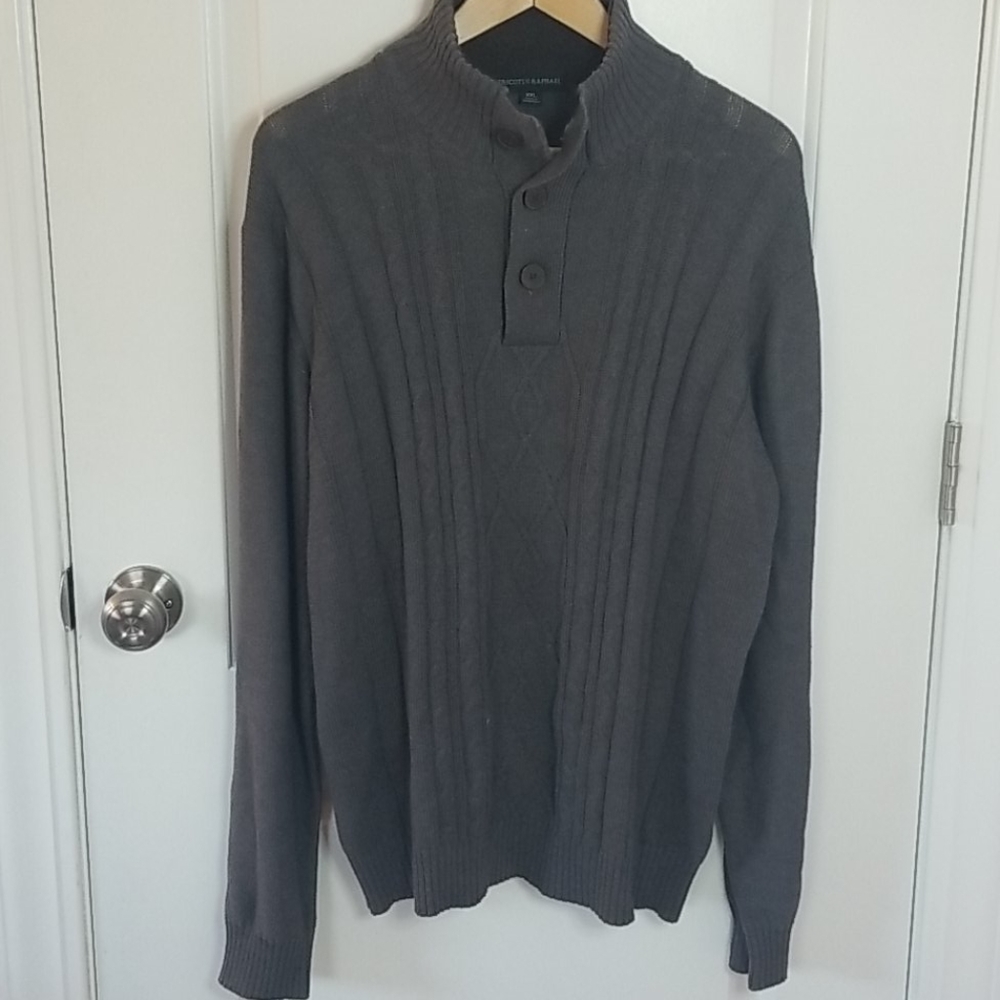 Tricots St. RaphaelGray Pullover Sweater XXL